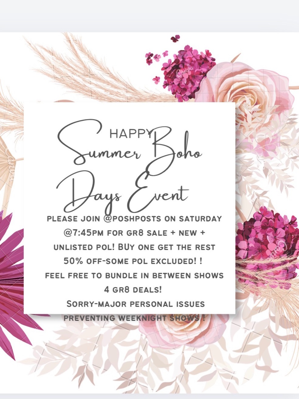 Live Notice!l Like this listing2be notified of lives!join the fun! All NWT!